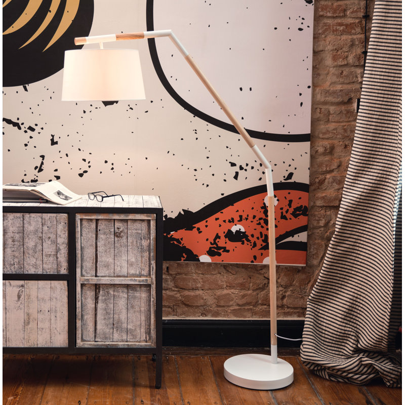 Aariz 173cm Task Floor Lamp, White