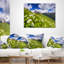 Coussin décoratif Fleurs de paysage dans les montagnes