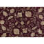 Dharma Floral Area Rug in Red/Beige