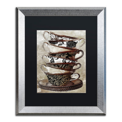 Jadaya 'Afternoon Tea I' by Color Bakery Framed Graphic Art
