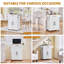 Solid Wood Top Kitchen Cart-1108409176
