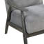 Siège de salon transitionnel, chaise recouverte de velours gris, base en bois massif, chaise d'appoint en tissu d'une profondeur de 30,06 po, structure, finition brique, poids du produit 29,55 lb, largeur du siège de 22 po