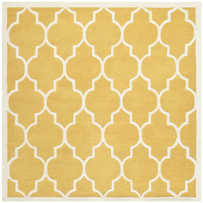Cannen Cambridge Hand Tufted Wool Geometric Rug