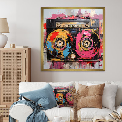 Abstract Rhythms Jukebox 2 - Jukeboxes, art mural