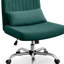 Canora Grey Velvet Criss Cross Chair-1158211795