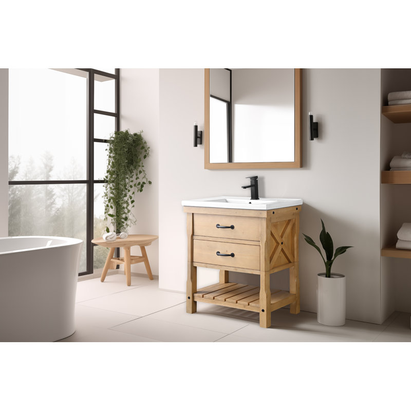Barron 30" W Freestanding Single Bathroom Vanity