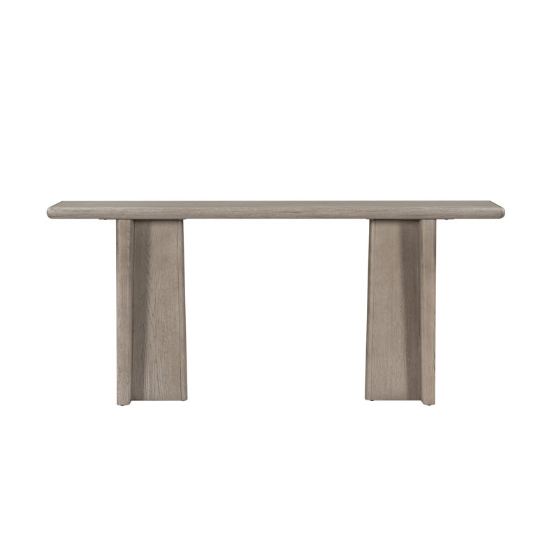 Randall 72" Wood Modern ConsoleTable Dusted Stone Finish