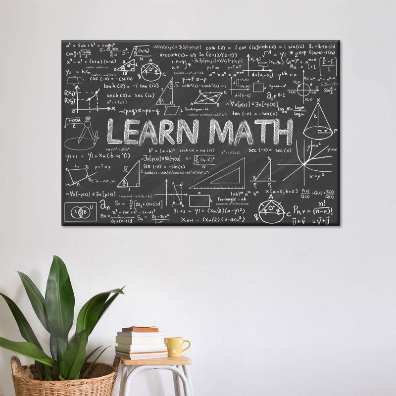 Math Canvas Print, 16" H x 24" W x 1.25" D