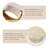 Modern Organic 3-Light Adjustable LED Vanity Light with Natural Travertine Stone Shades and Solid Wood Backplate for Bathroom Mirror-1961278441-1961278455