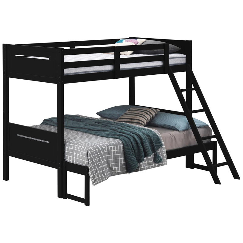 Bedroom Bunk Bed, - Enhances Aesthetics And Function Offers A Stylish Solution, Black