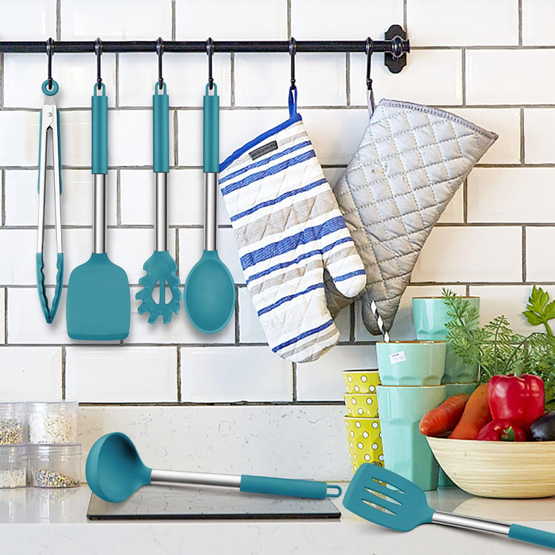 LIFEWITA 6 Utensil Set, Black