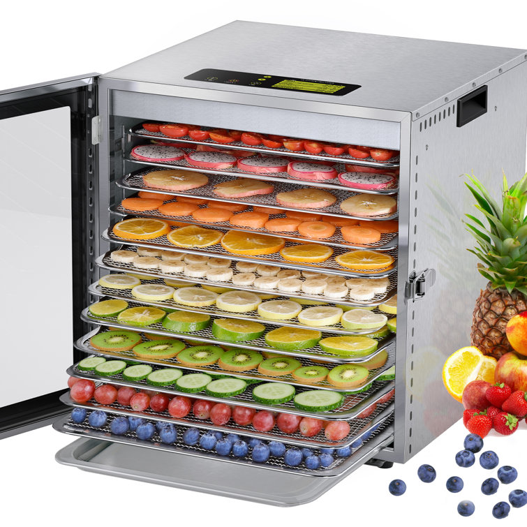 Food Dehydrator, 12 Layers Commercial Fruit pet dryer Stainless