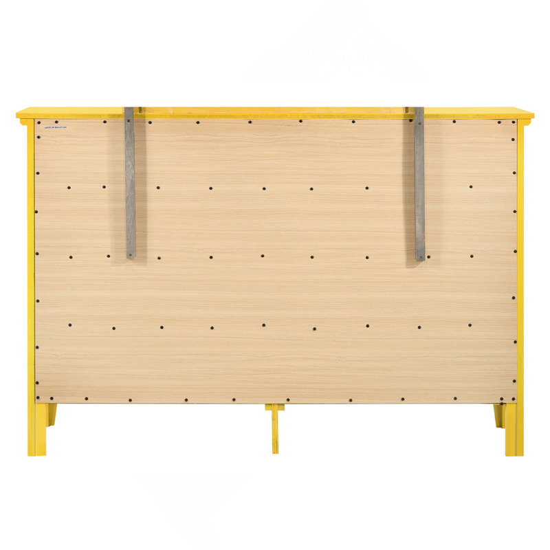 Commode de rangement jaune Cheerful pour espaces modernes
