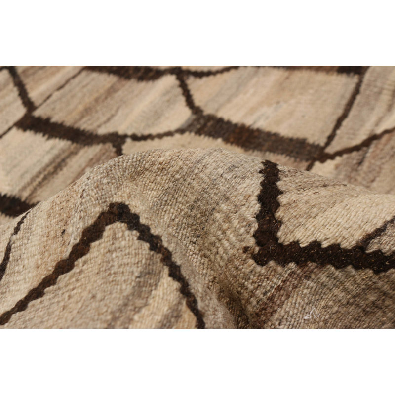 Tapis kaki unique de conception rectangulaire 4 pi 9 po x 6 pi 6 po