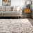 Pipers Contemporary Shag Performance Cream/Beige Rug-1533279699