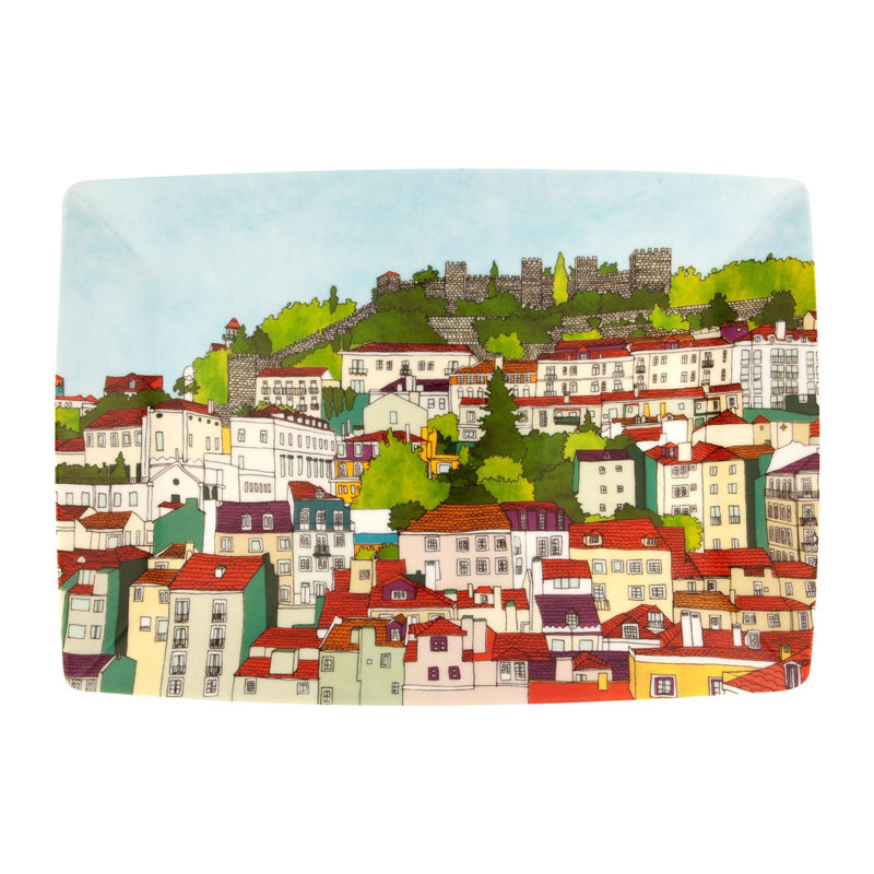 Alma De Lisboa Porcelain Decorative Plate