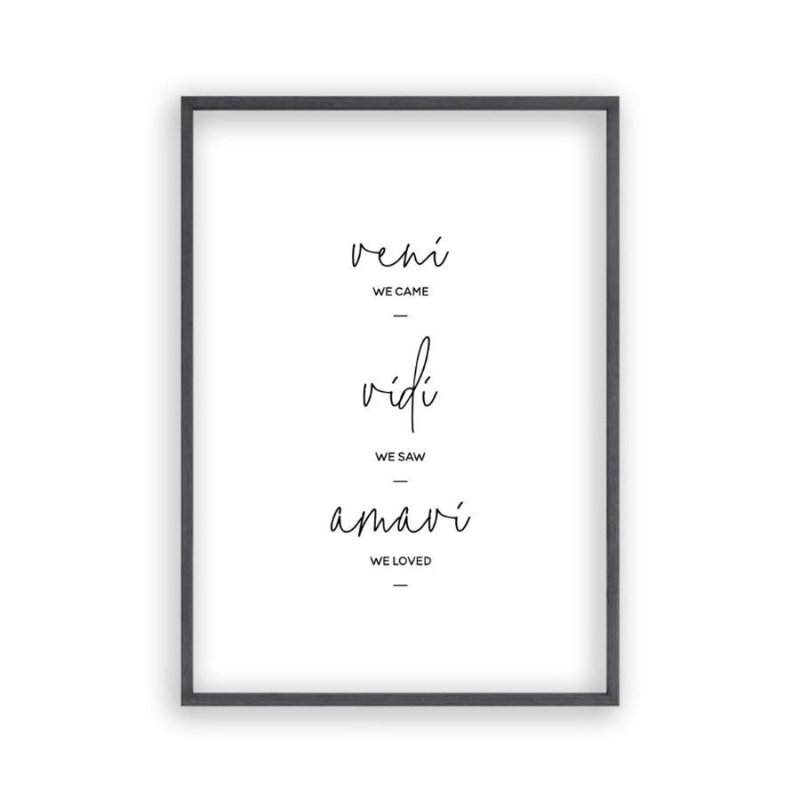 Print, Black Oak Frame, 41 cm H x 31 cm W x 2.5 cm D