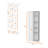 Modern White Kitchen Pantry With Ten Efficient And User- Shelves Designed-914129350