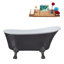 1399.5mm x 680.7mm Freestanding Soaking Acrylic Bathtub-521847183-521847182