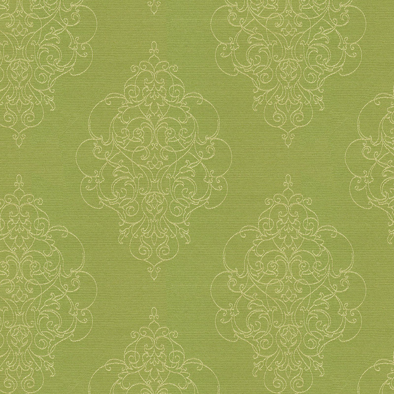 Tissu Ornamental, Vert