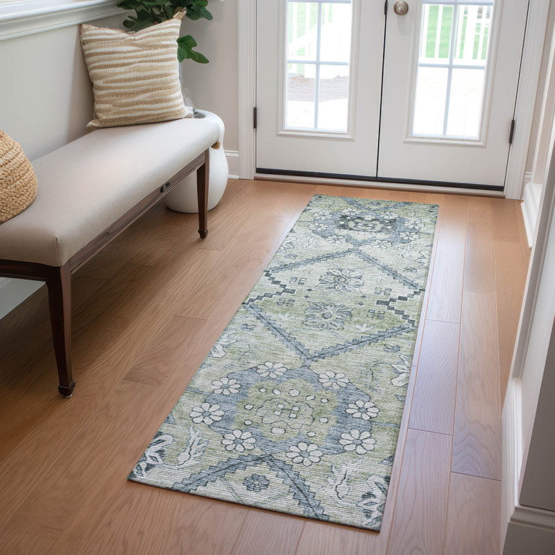 Tapis de porte Cederick, Tapis de couloir 2 pi 3 po x 7 pi 6 po