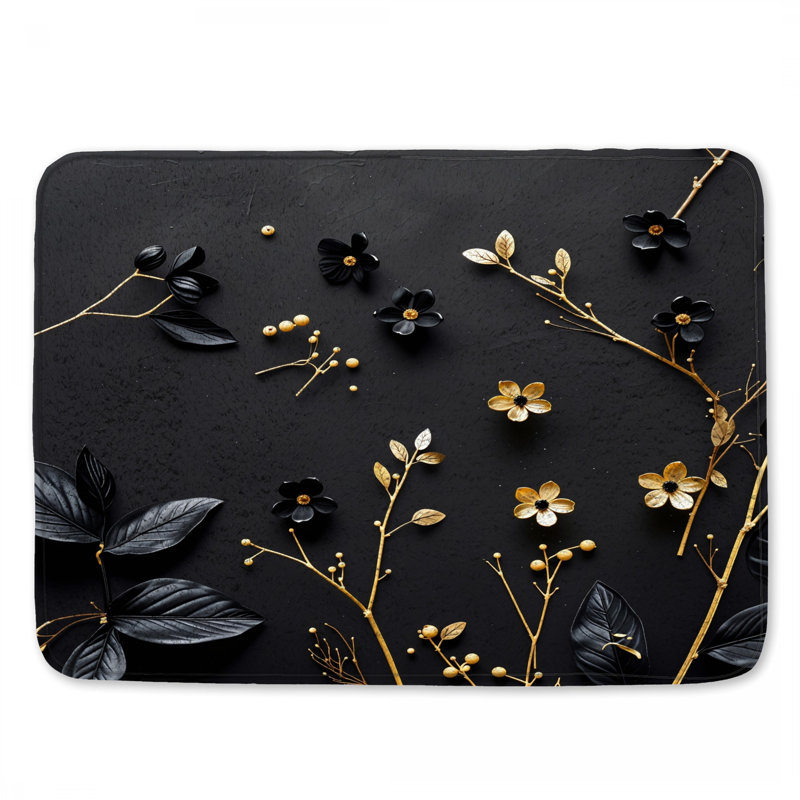 Décoration florale moderne pour salle de bain, 24in W x 17in L