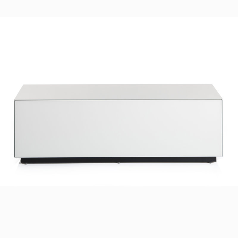 Mcmartin Glass Coffee Table, White