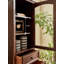 Grande vitrine de meuble en bois massif simple American Country