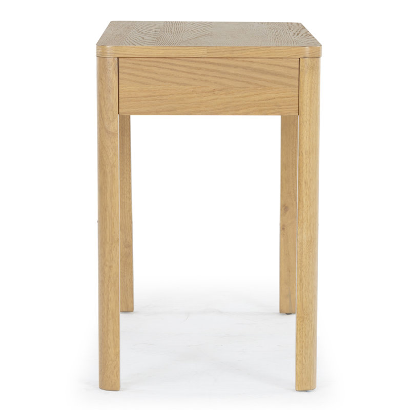 Gabrietta Solid + Manufactured Wood Writing Desk, Natural