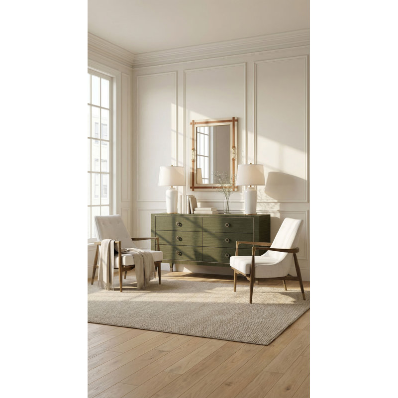 Bastian Chair, Frosted Alabaster Fabric