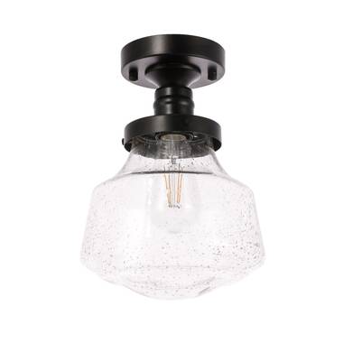 Andres Glass Semi Flush Mount