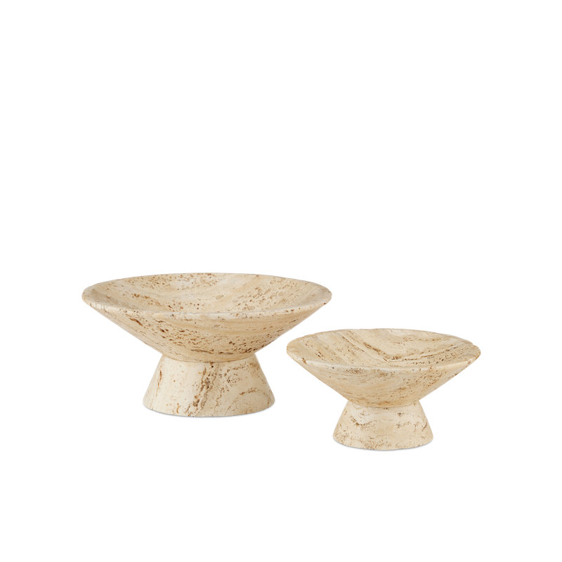 Lubo Stoneware Decorative Bowl, 4.5" H x 9.5" W x 9.5" D