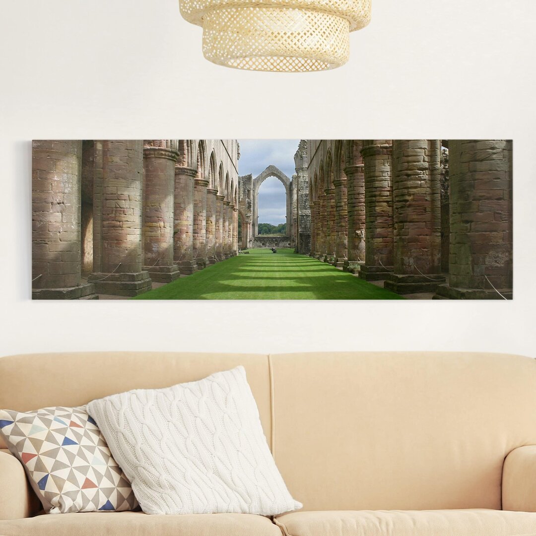 Leinwandbild Fountains Abbey