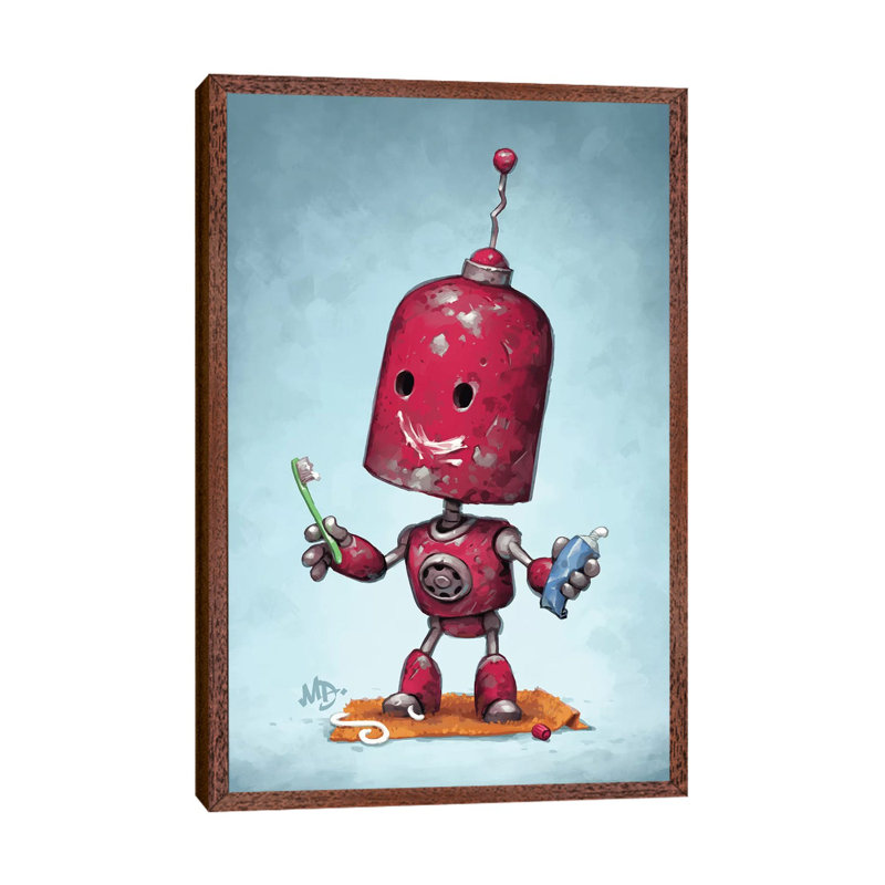 Brave Face by Matt Dixon - Print on Canvas, Classic Wood Framed Canvas, 101.6 cm H x 66.04 cm W