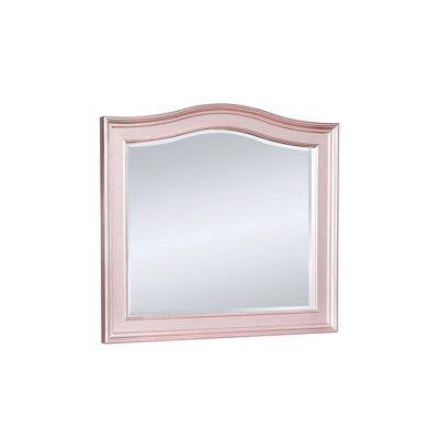Miroir contemporain l 46,4 po, or rose