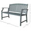 Steel Outdoor Bench-922139570