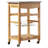 Macy Rolling Granite Kitchen Cart with Utility Drawer & Basket-38674089-128495254