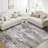 Sarah Machine Washable  Abstract  Area Rug With Non-Slip Backing-1013473451