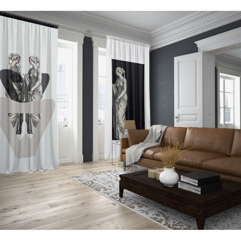 Rupendra Velvet Blackout Curtain Panel Pair, 148cm Width x 250cm Drop