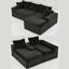 Canapé modulaire rembourré en velours Turtle-1105105772-1105105773