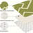 Fresh Green Lines, Kitchen Mats Set Of 2-1667538487