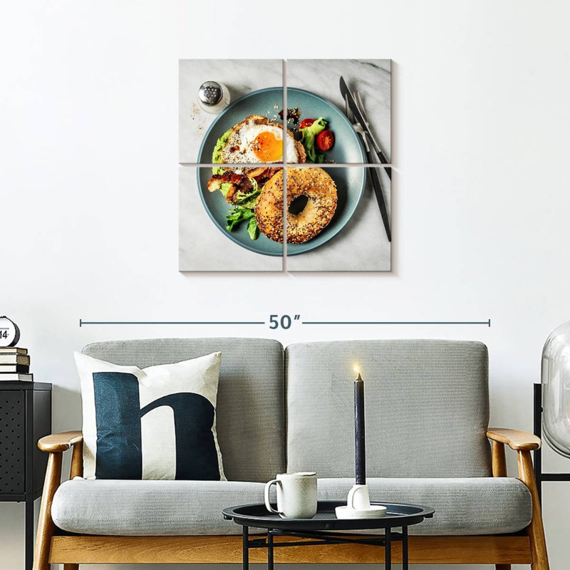 Yarlin Bagel Sandwich, 26" H x 26" W