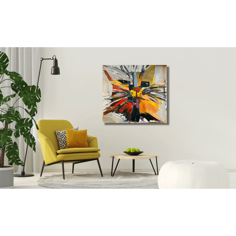 John Beard CollectionS Scruffles On Giclee Canvas Hand Embellished Art, Black Framed Canvas, 20" H x 20" W x 1.75" D