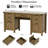 61.8" Modern Farmhouse Executive Desk-2128274034