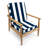 22 in x 45 in Outdoor Deep Seat Cushion Set with Ties-839656943