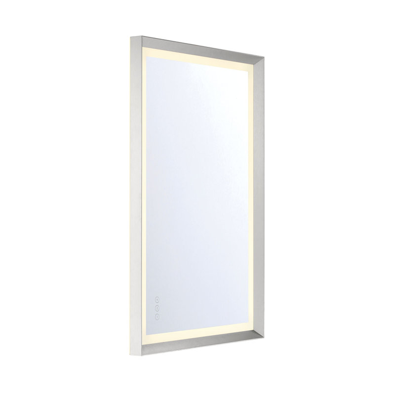 Artell Rectangular Mirror, 24" x 36", Silver