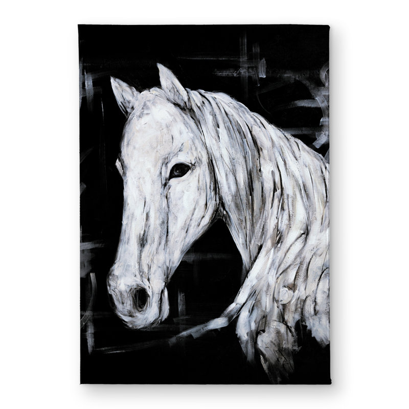 Abstract Horse Profile View Door Mat | Farm Animal Decor