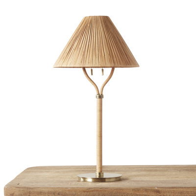 Delphine Rattan Standard Lamp