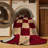 Machine Washable Checkered Red Area Rug-668021140