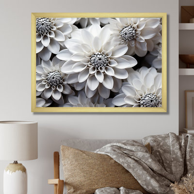 «Essential Black and White Mums Beauty» sur toile